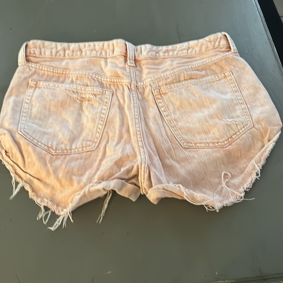 We The Free light coral button fly shorts. Size 30. (Free People) - Picture 2 of 3
